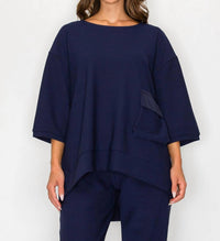 Joh - Karen Knit Crepe Top