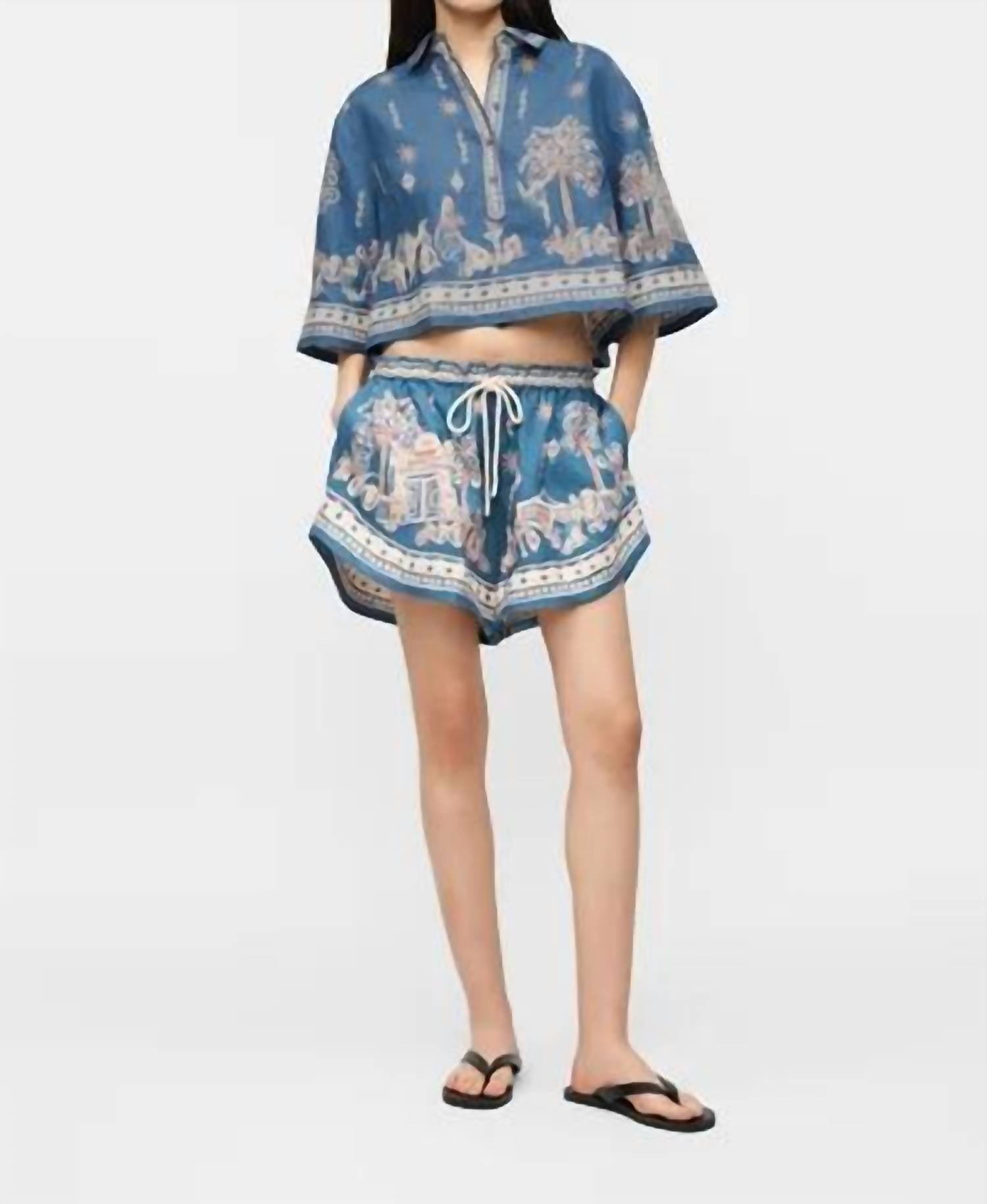 Alemais - Acacia Cropped Shirt