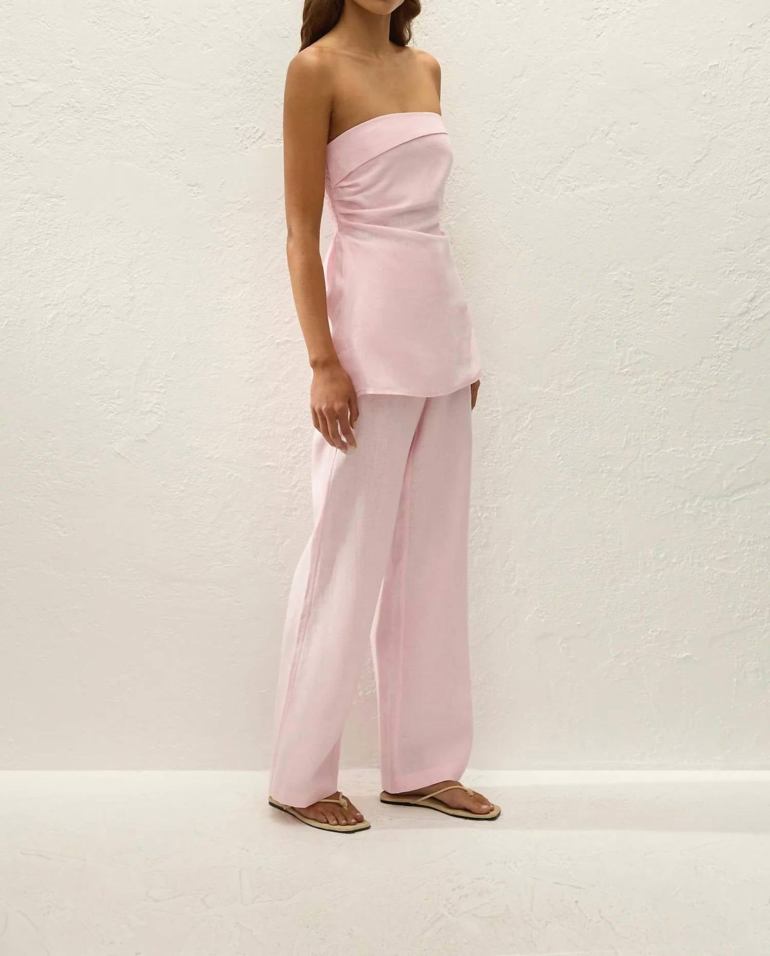 FAITHFULL THE BRAND SOFIA TROUSER in palazzo - women's pants - alternate view