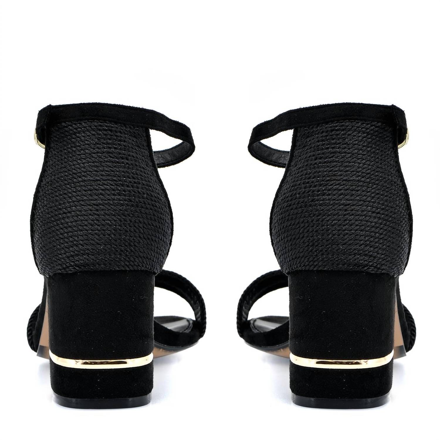 Exe - Women's Ankle Strap Mid Heel Sandal