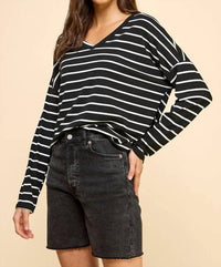 Les Amis - Basic Striped Top