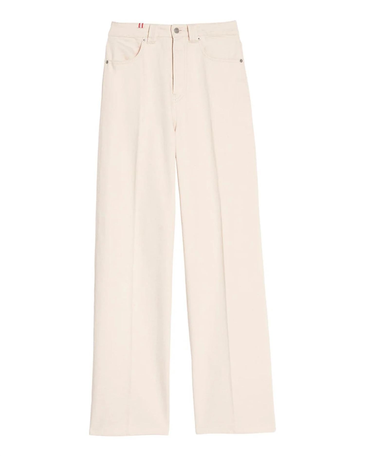 Ines de la Fressange Women's Mara Jeans in ecru - women's pants - view 5