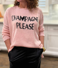Wooden Ships - Women's Champagne Please Crew Sweater