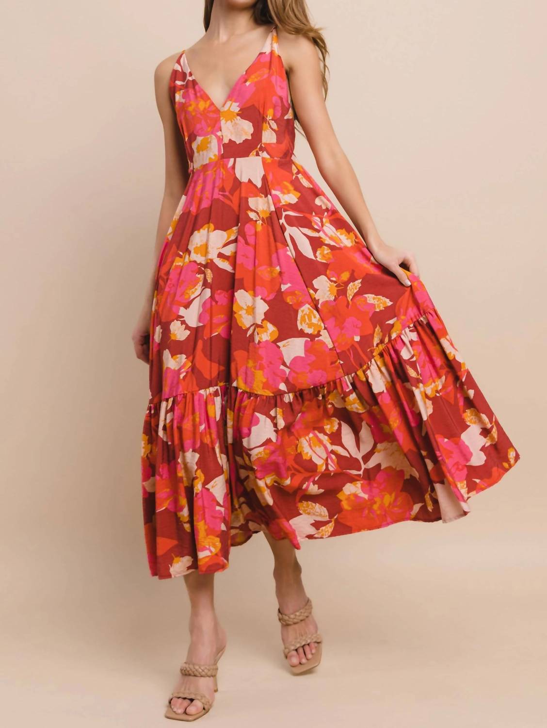 Wisteria Lane - Floral Midi Dress