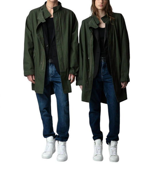 Zadig & Voltaire - UNISEX KADRI CANVAS PARKA