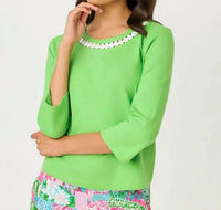 Lilly Pulitzer - CLAIRMONT 3/4 SLEEVED KNIT TOP