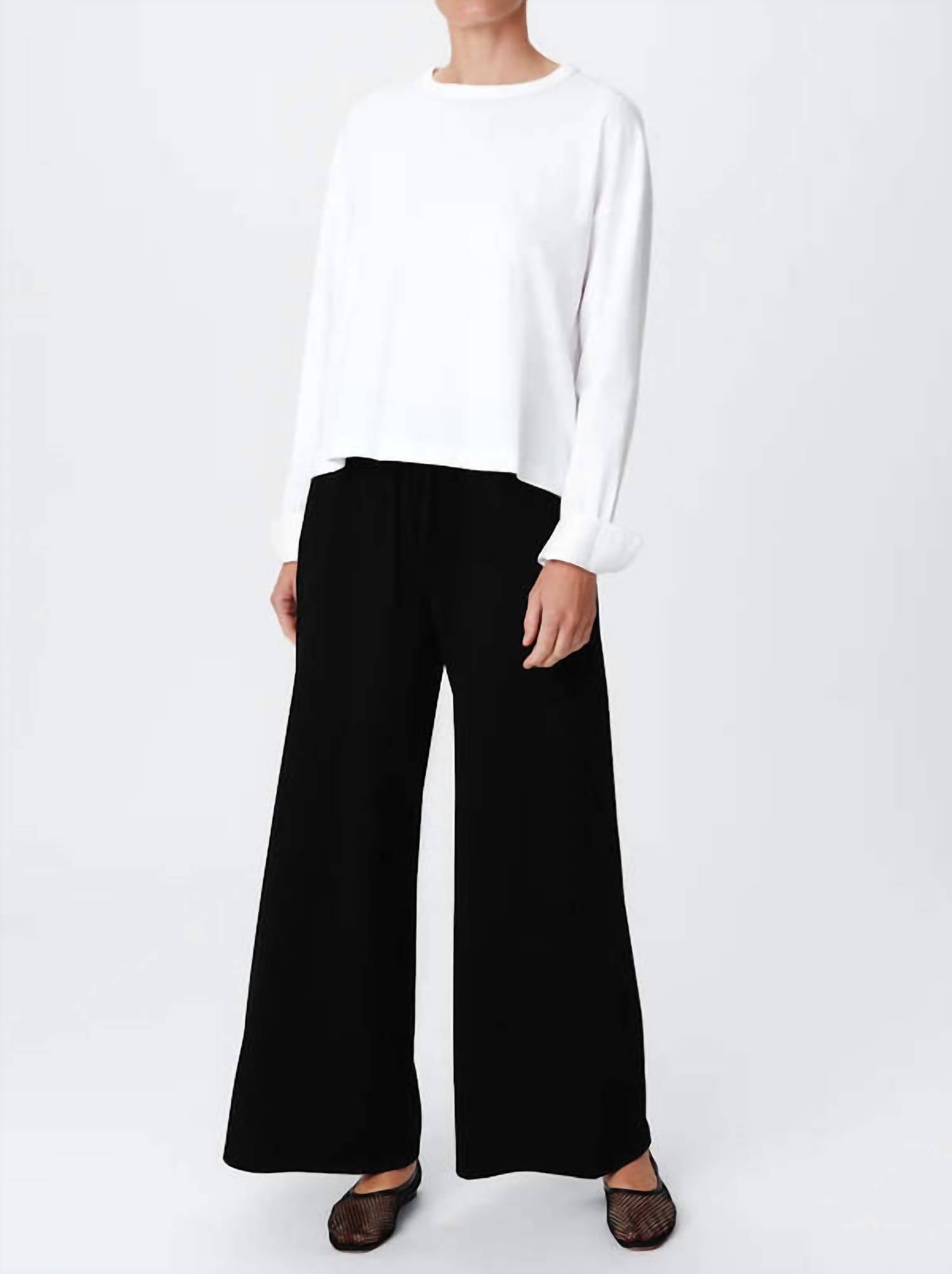 Atm - Women's Heavy Modal Wide Leg Pull-on Pant