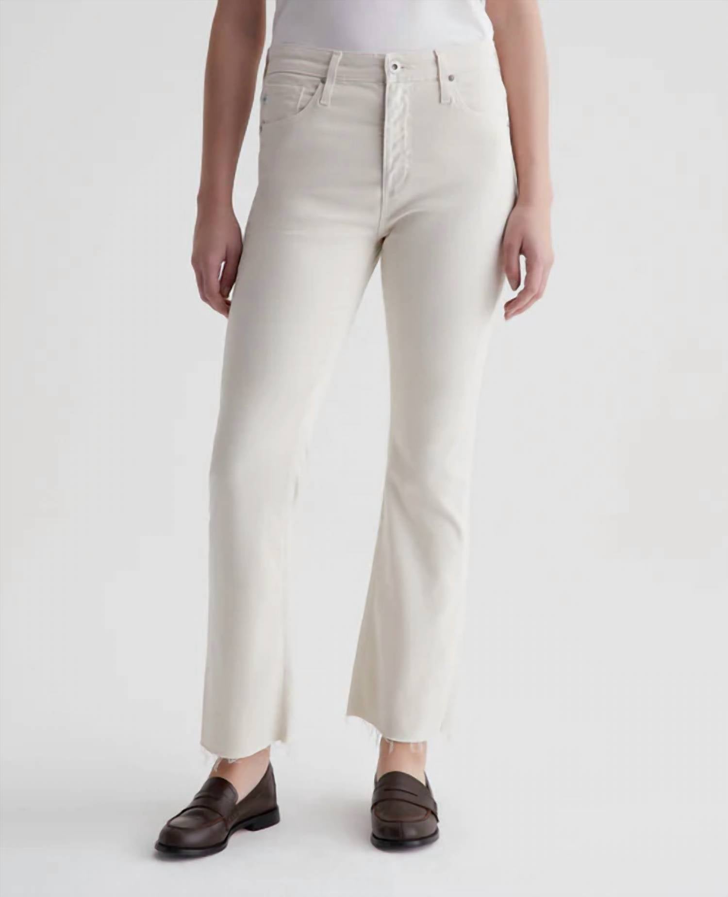 Ag Jeans - Farrah High-rise Cropped Bootcut Jean