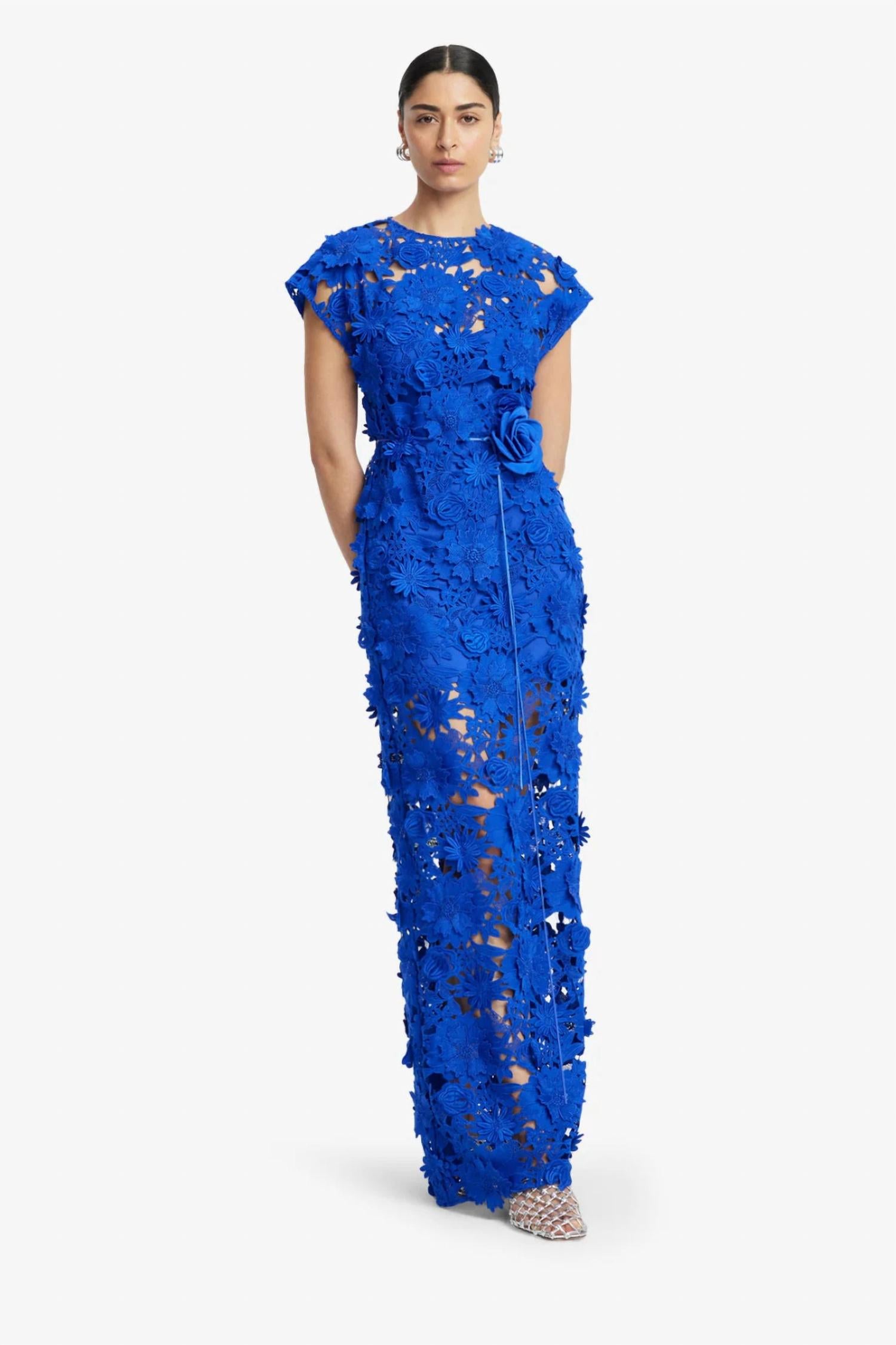 Leo Lin - Alena Lace Maxi Dress