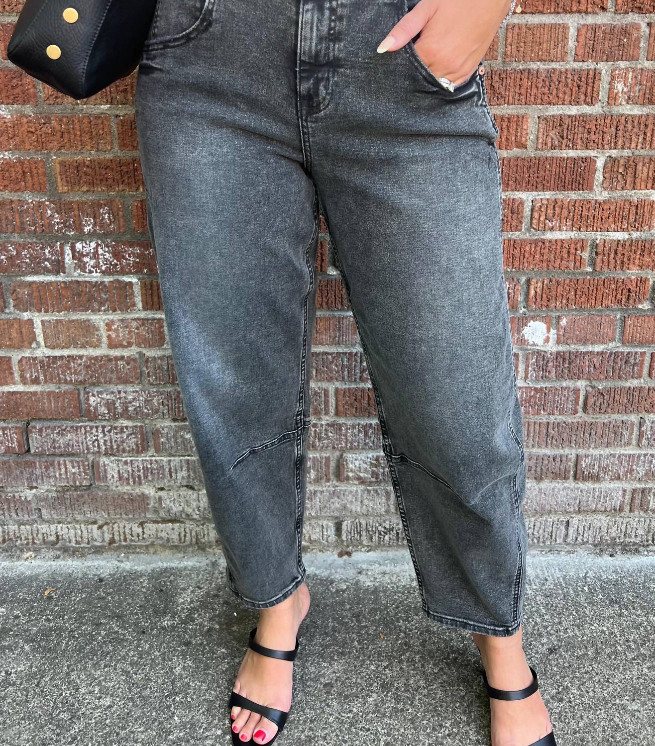 Kancan - Audrey Girlfriend Barrel Jeans