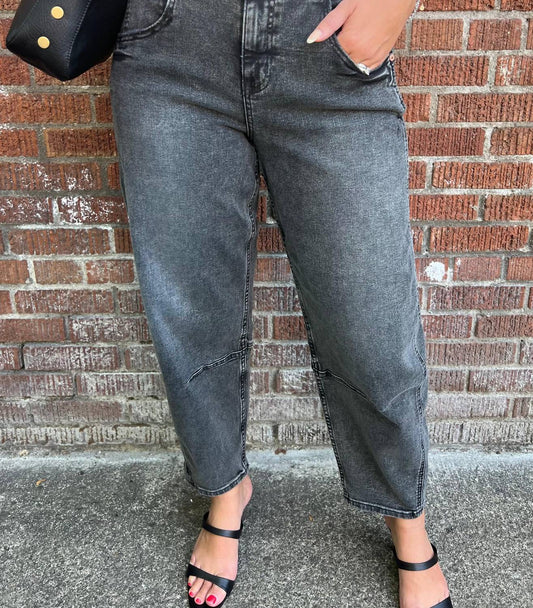 Kancan - Audrey Girlfriend Barrel Jeans