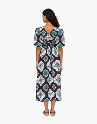 Sea - Aveline Tie Dye Print Puff Sleeve Dress