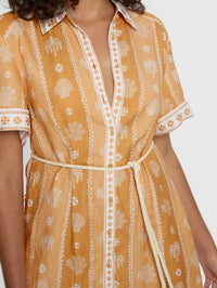 Kivari - Tassel Tie Shirt Midi Dress