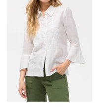 Johnny Was - CARMELITA RUFFLE SLEEVE SHIRT