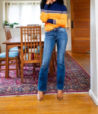 Judy Blue - Mid-rise Thermal Bootcut Jeans