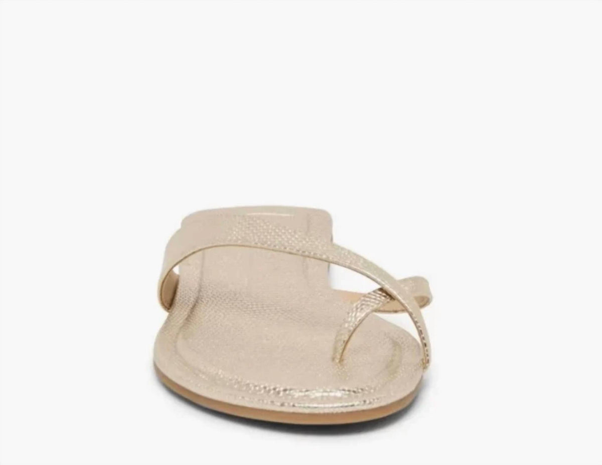 Dolce Vita - Women's Lennex Flat Platinum Sandal