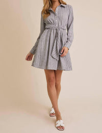 Gilli - Jocelyn Striped Shirt Dress