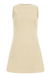Anna Cate Portie Mini Dress in neutral - women's dress - view 4
