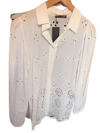 Giorgia Jo - Women's Magen Embroidered Italian Cotton Blouse