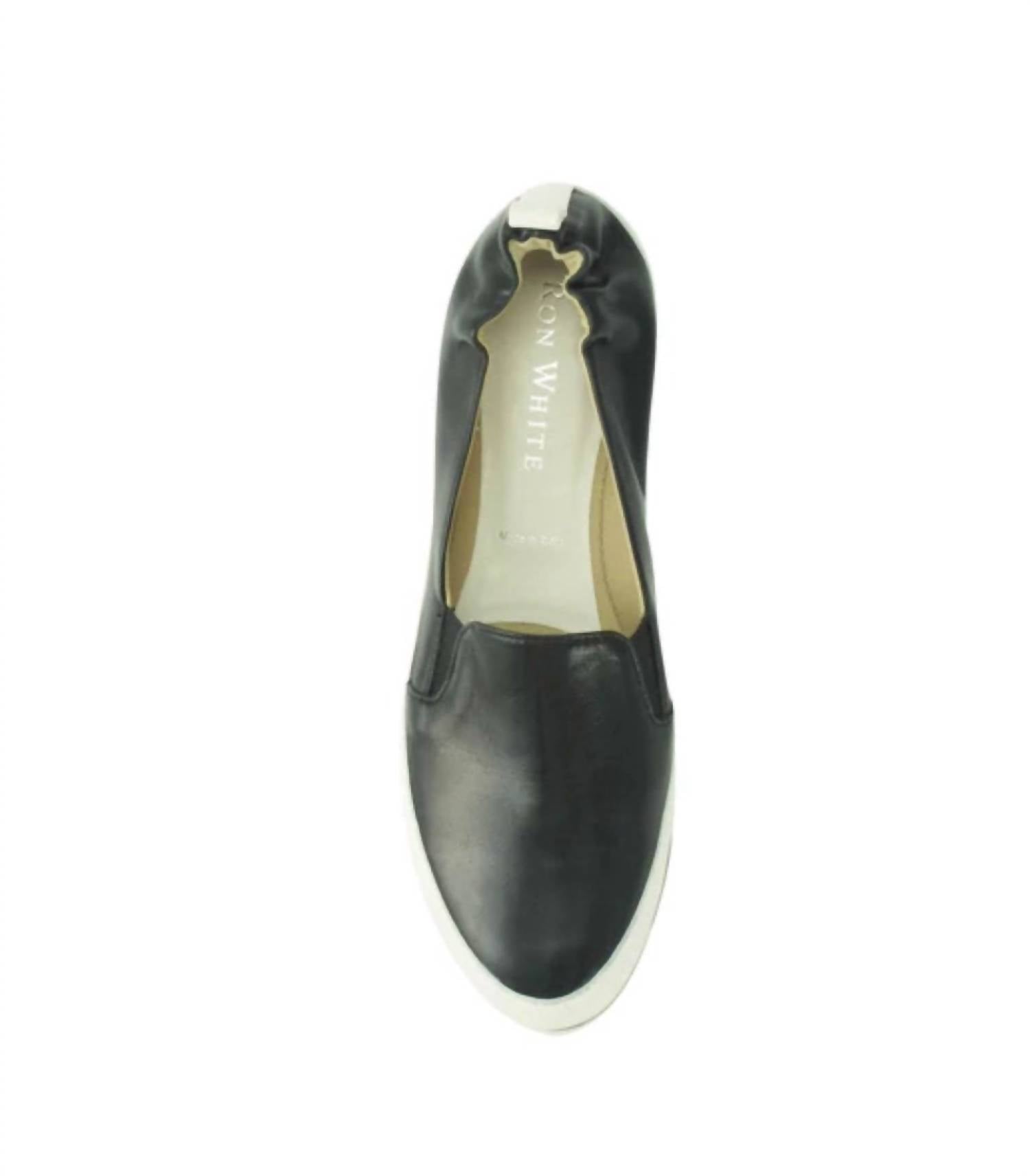 Ron White Women's Nell Slip-on Sneaker in onyx - women's sneaker - alternate view