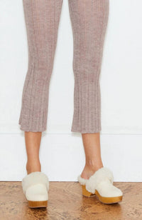WOMEN'S PILLOW SHEARLING CLOG