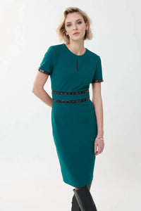 Joseph Ribkoff - STUDDED SHEATH KNEE-LENGTH DRESS
