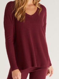 Z Lounge - Me-time Rib Long Sleeve Top