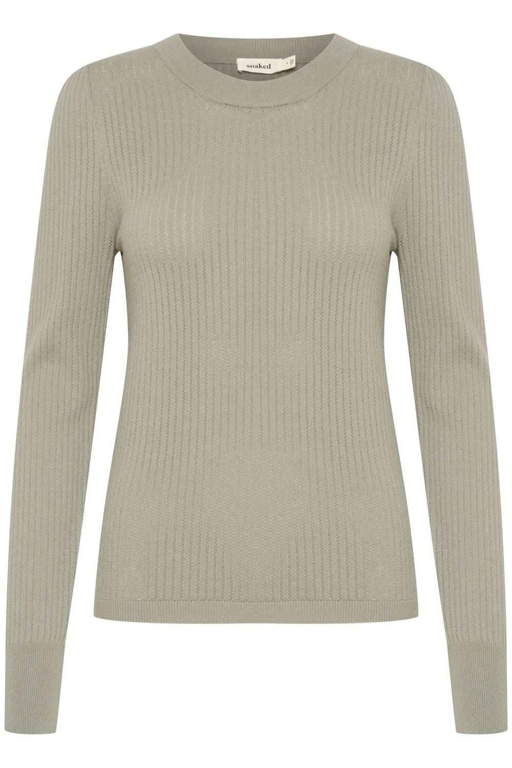 Soaked In Luxury - Spina Slim Fit Crew Neck Pullover Sweater