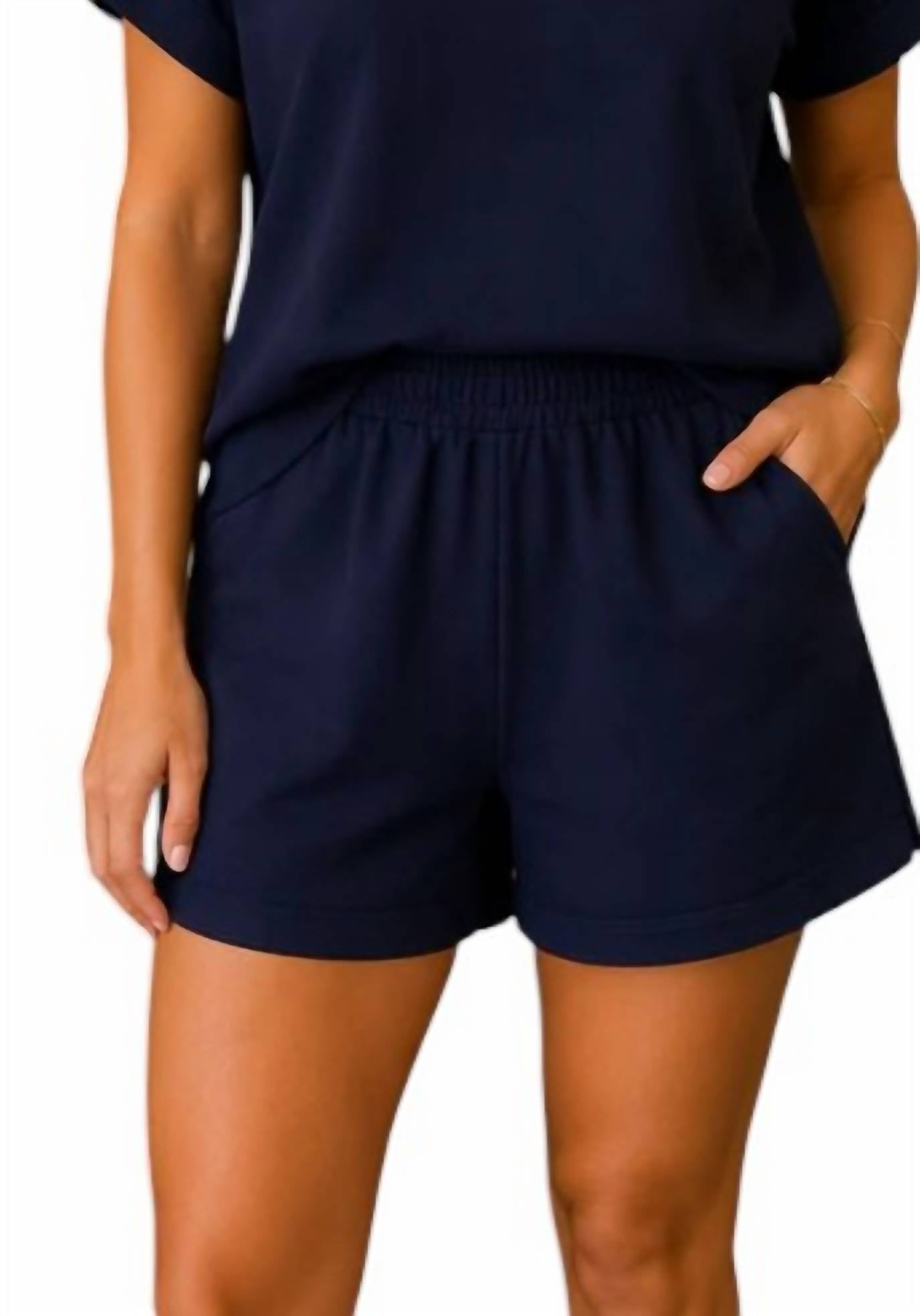 Yelete - Relaxed Thin Modal Scuba Pull-On Shorts