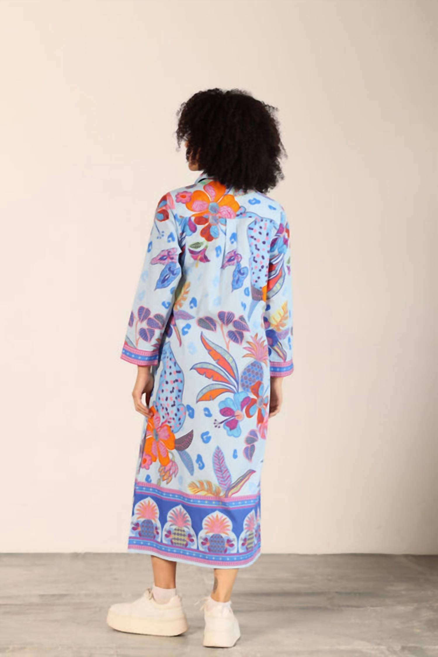 Maude Vivante - Eliza Poplin Button Down Midi Dress