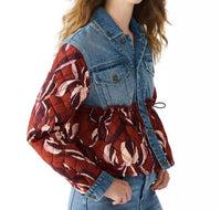 Steve Madden - Fashion Denim Colorblock Jacket