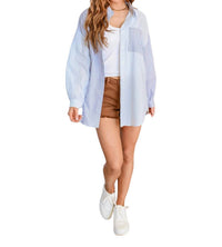Andree By Unit - Yours or Mine Striped Button Down Shirt