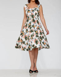 Orchid Bloom - Hawaiian Swing Dress