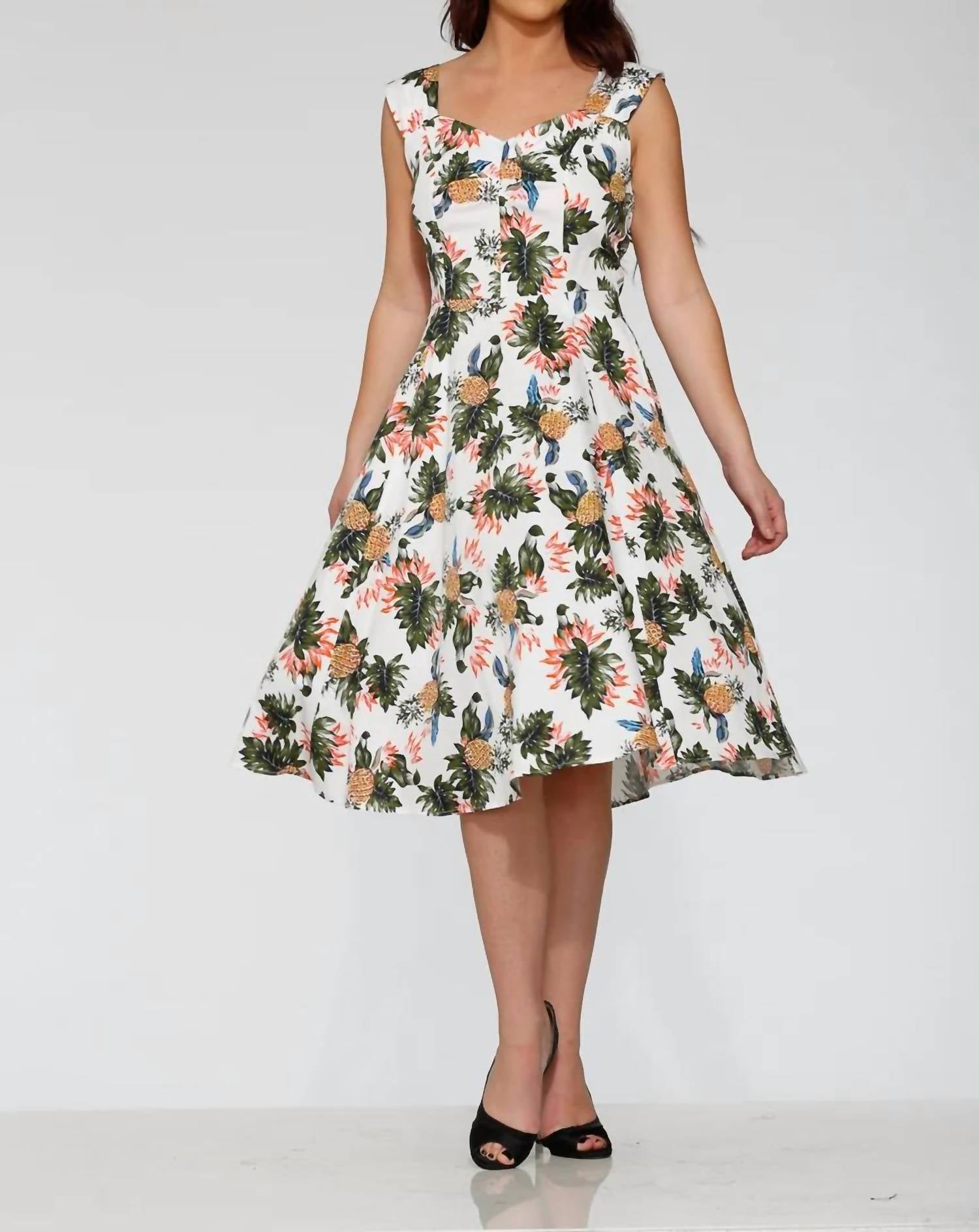 Orchid Bloom - Hawaiian Swing Dress