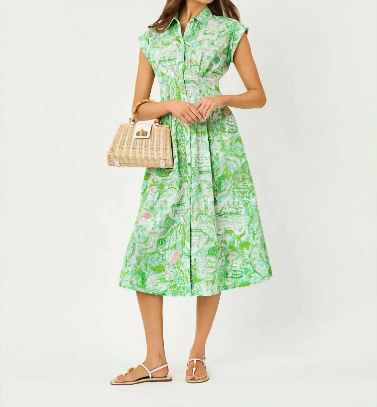 Lilly Pulitzer - TONYA MIDI SHIRTDRESS