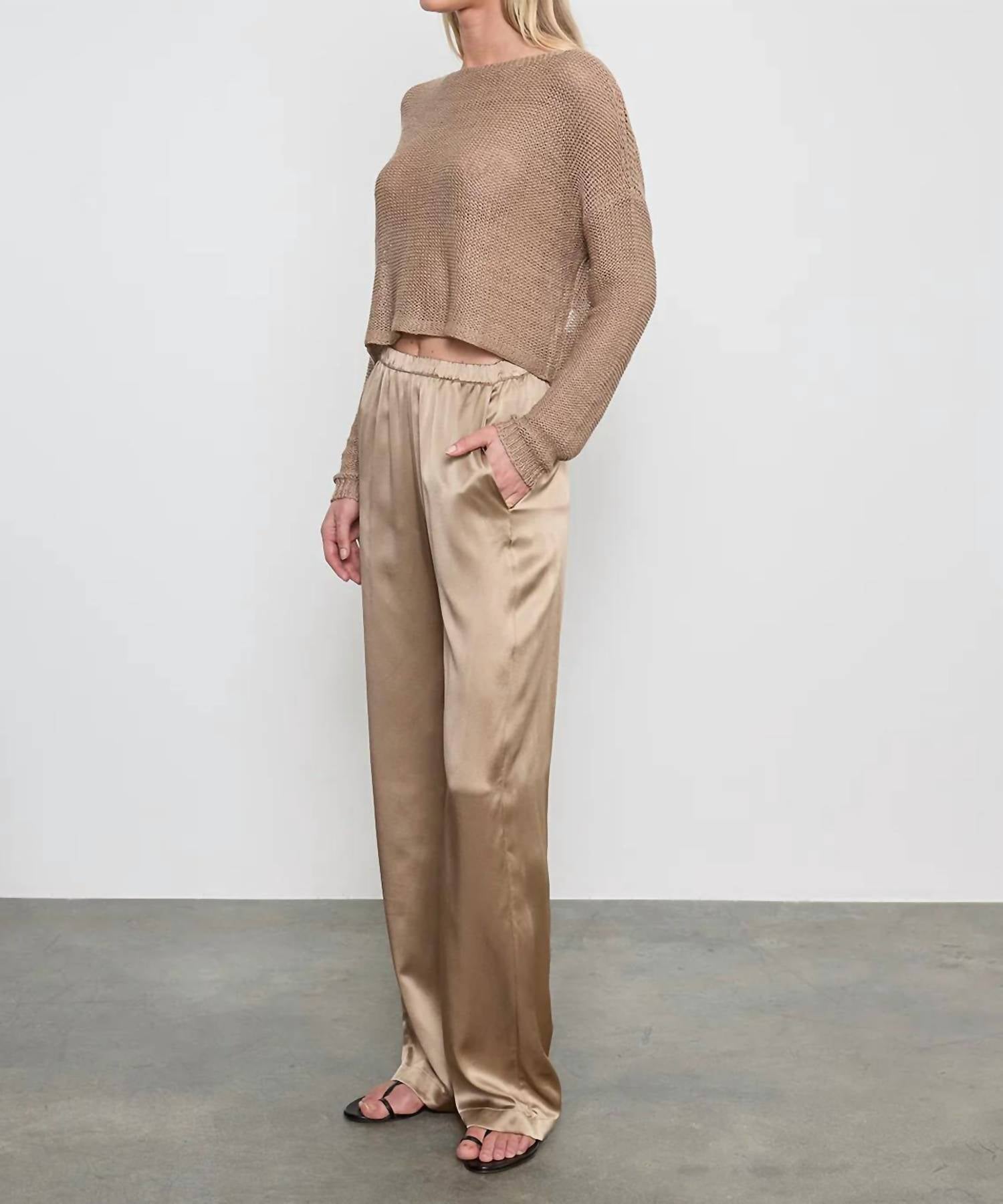 Enza Costa - Silk Satin Everywhere Pants