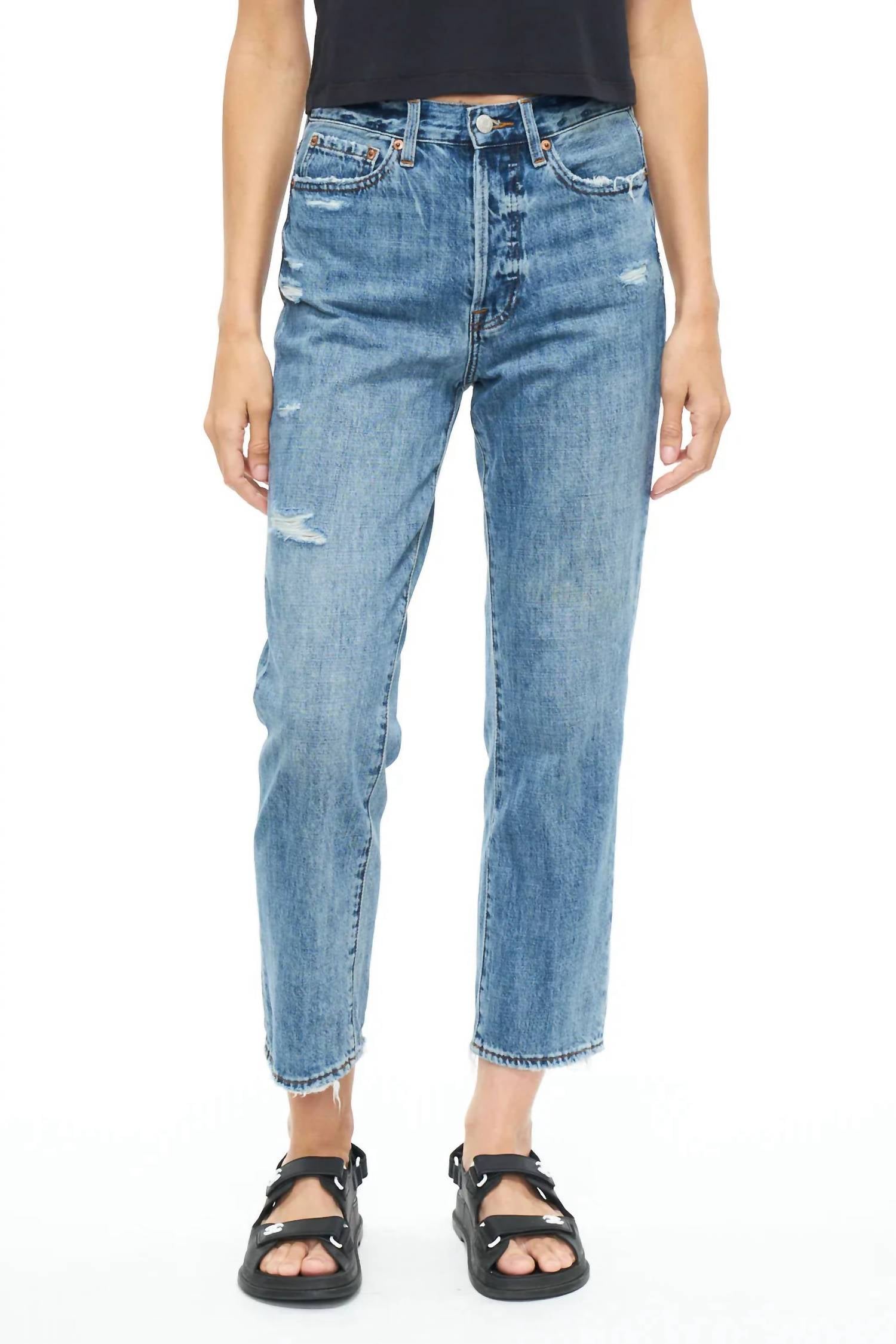 Pistola - Charlie High Rise Straight Jeans