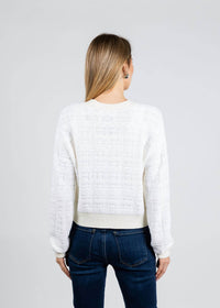 White + Warren - Textured Boucle Cardigan