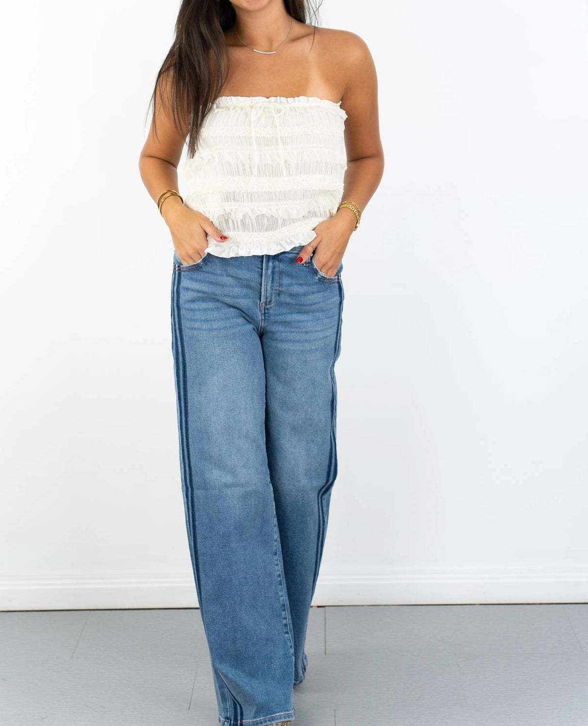 Risen - Mavis Wide Leg Jeans