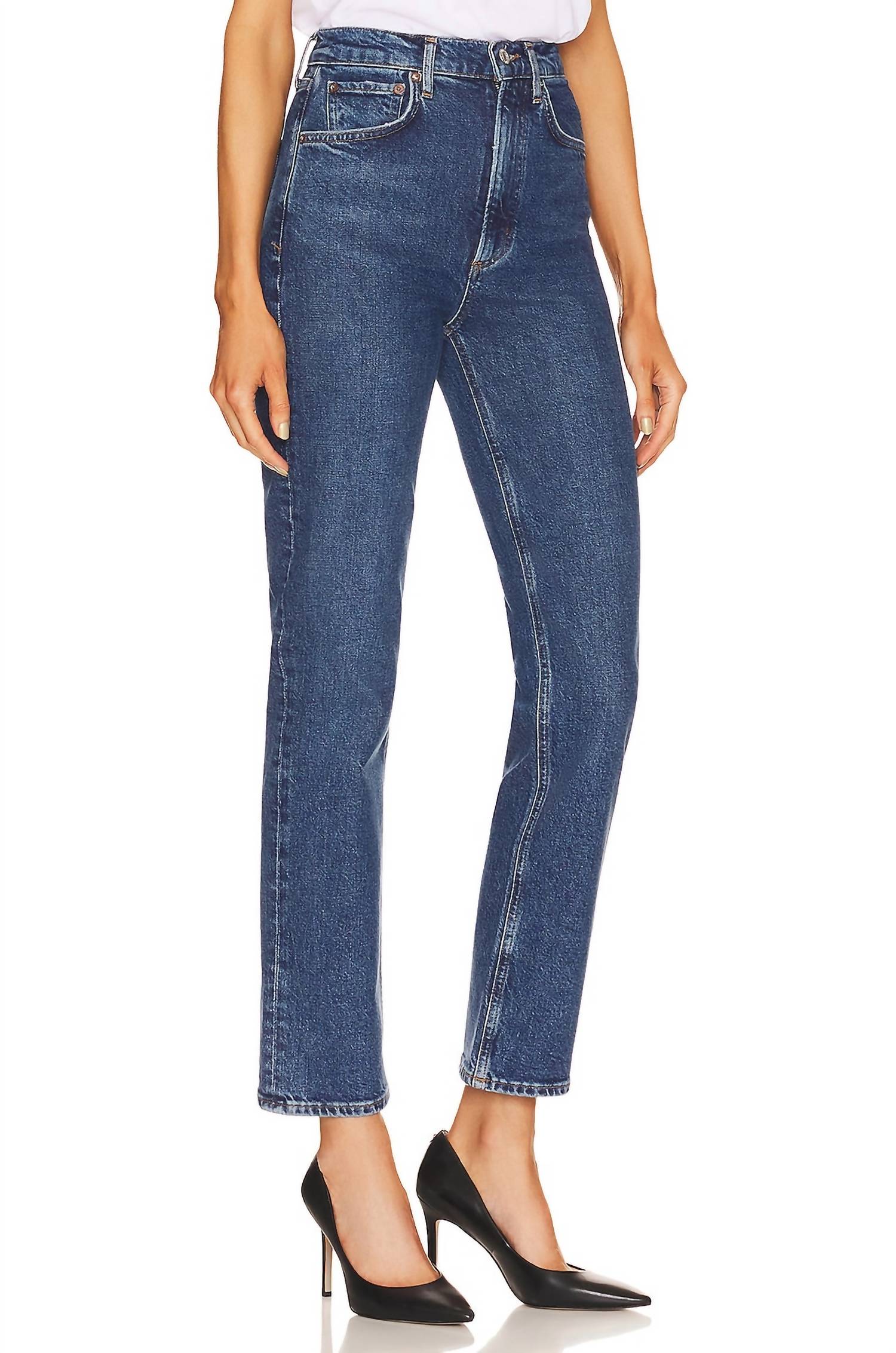 Agolde - High Rise Stovepipe Jean
