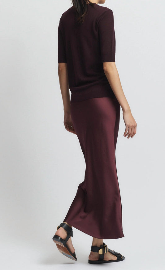 Saint Art - Talia Charmeuse Maxi Skirt