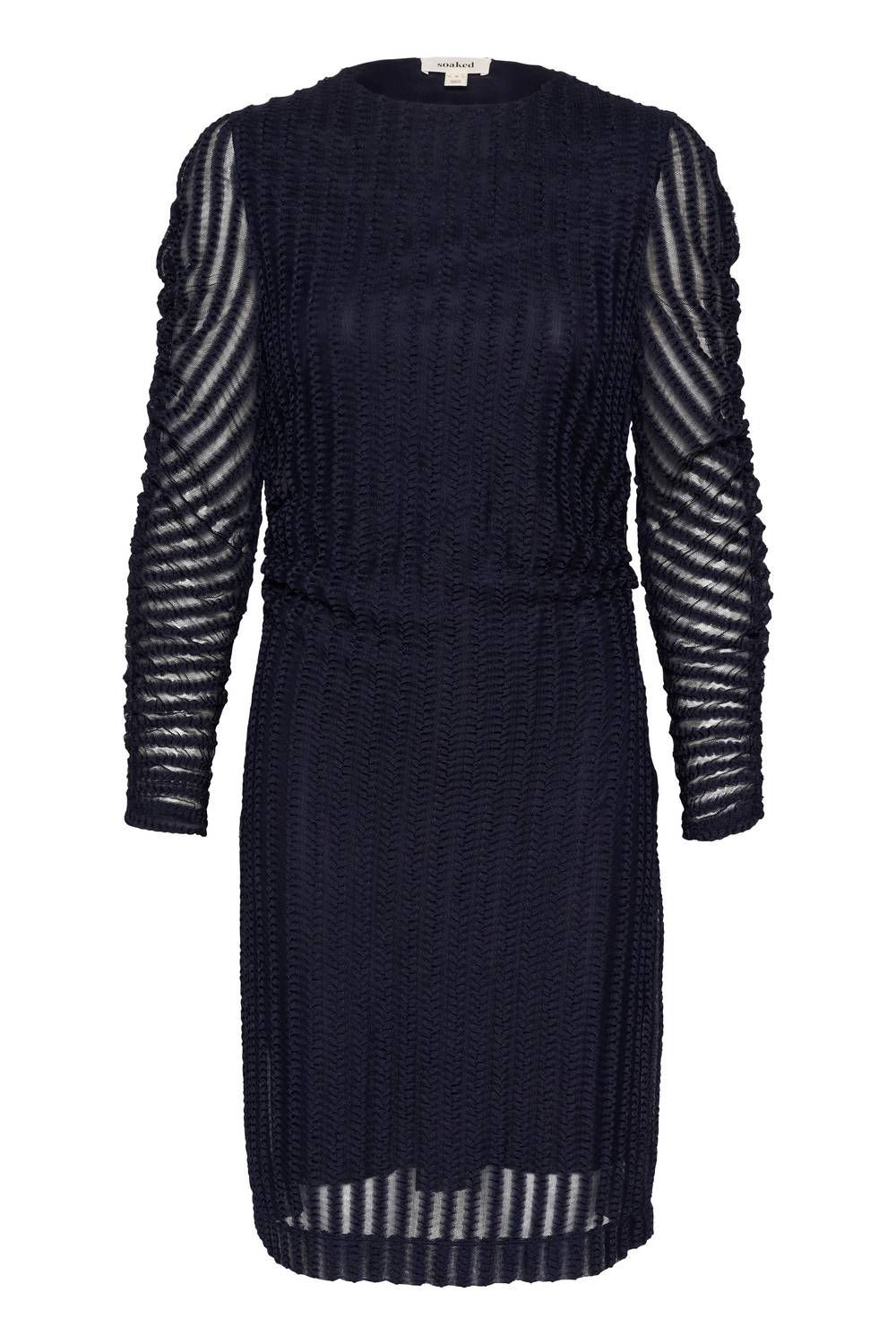 Soaked In Luxury - Solveig Long Sleeves Slim Fit Midi Dress