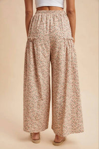 Anniewear - Ditsy Floral Palazzo Pants