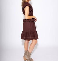 Thml - Cinched & Sweet Ruffle Dress