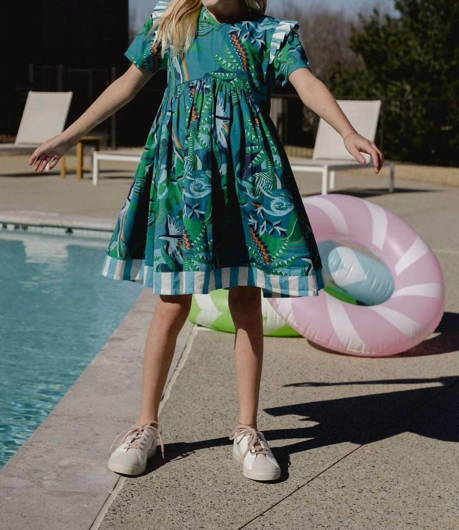 Briton Court - Girls' Lotus Dress