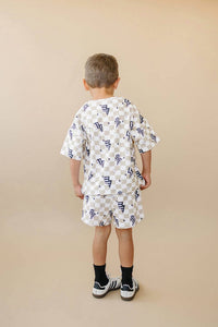 Lucky Panda Kids - Kids Retro Short Set