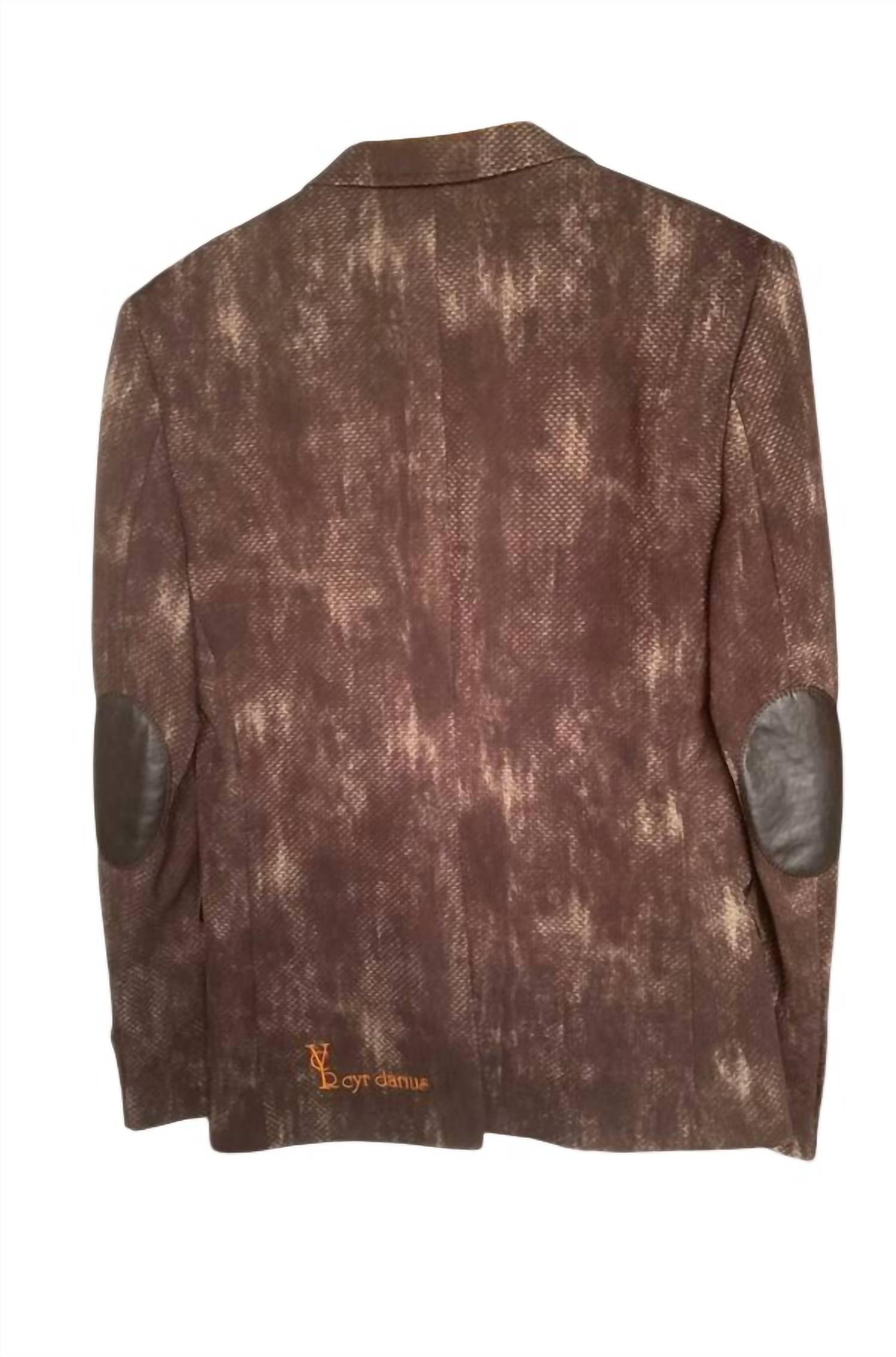 Carlos Amorin - Women Wool & Leather Blazer