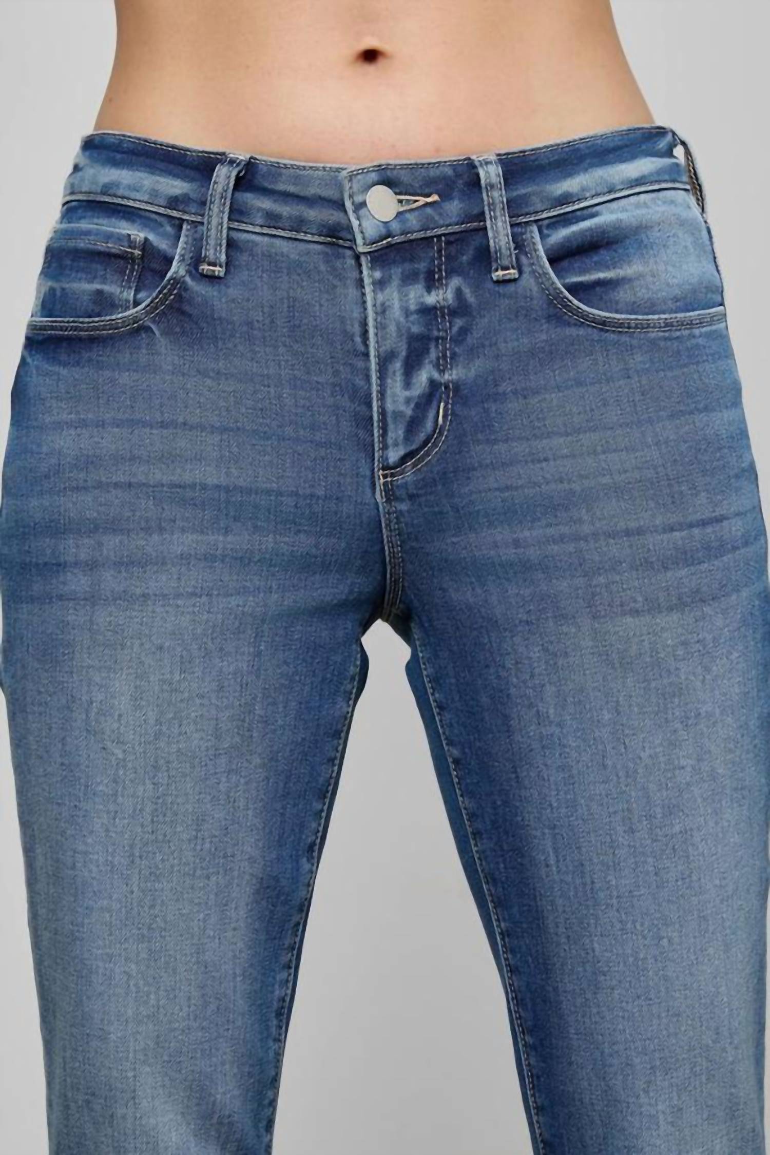 L'Agence Cara Low Rise Bootcut Jeans in cambridge - women's jeans - alternate view