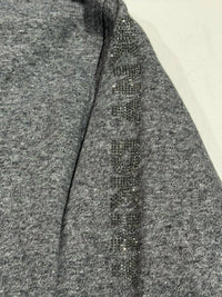 Dkny - Rhinestone Logo Fleece Hoodie
