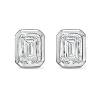Diana M Jewels - Women's Emerald Lab-grown Diamond Stud Earrings (3.00 Tcw) - Signature